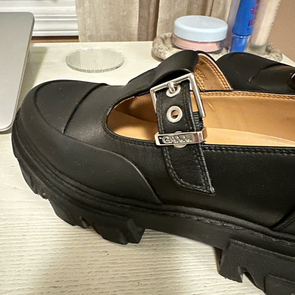 Ganni Cleated Mary Janes Size 39 - Picture 2 of 4